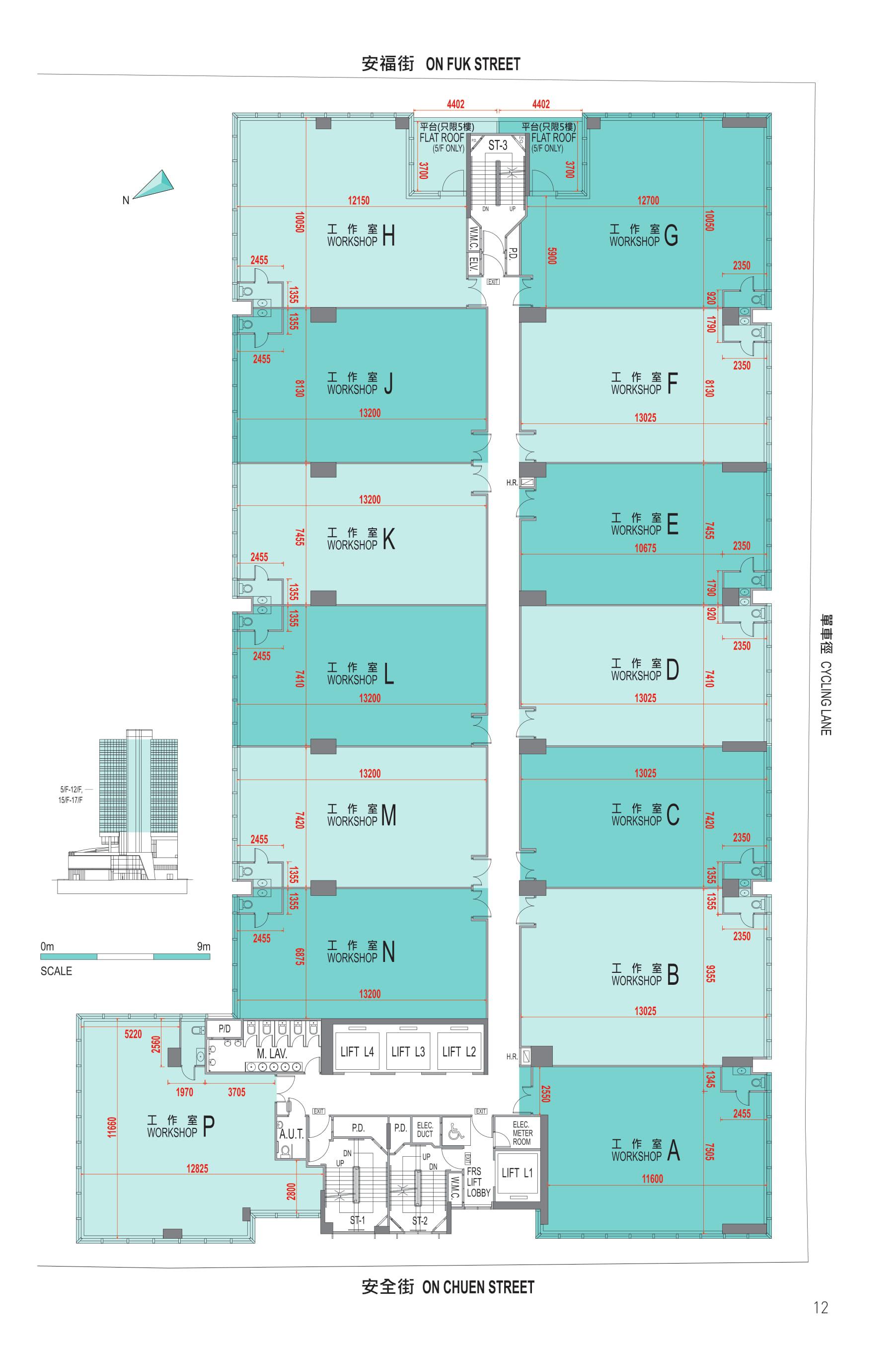 Hi-Speed Centre 1 18 On Chuen Street  Floor Plan | Industrial New Property Listing | Centaline Commercial