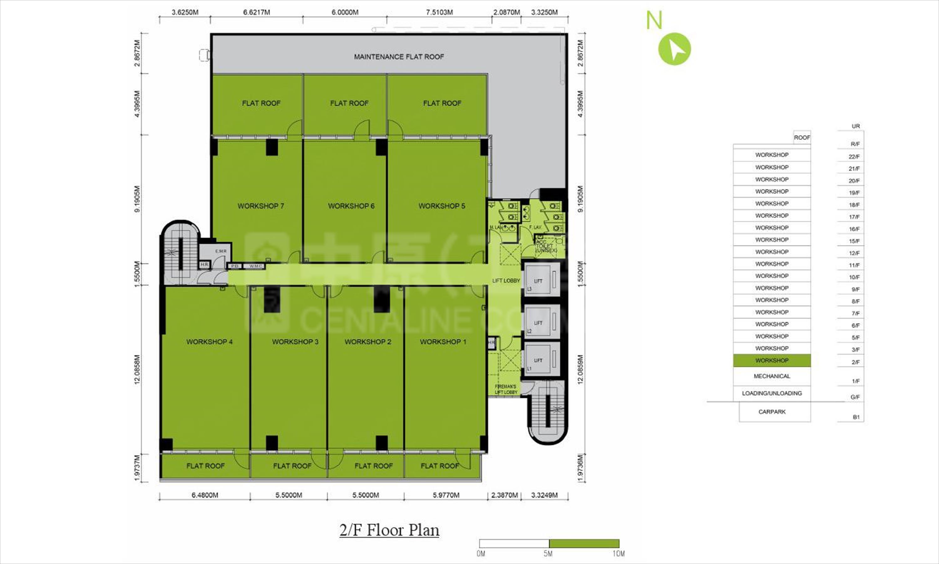 Cameron Sino Technology Centre 2/F Floor Plan | Industrial New Property Listing | Centaline Commercial